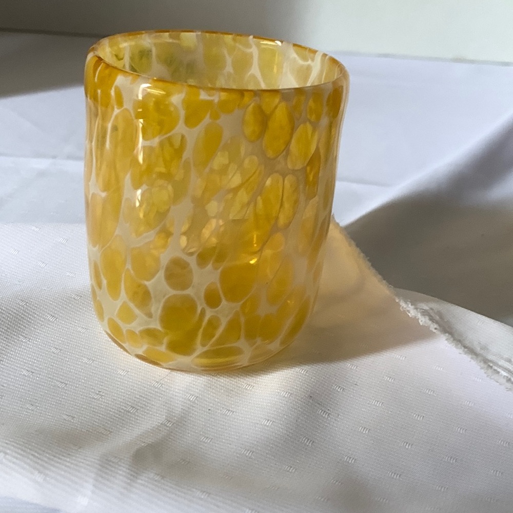 Hold blown candle holder